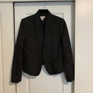Black and white specked blazer